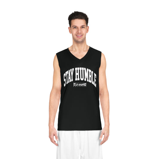 STAY HUMBLE Basketball Jersey (AOP)