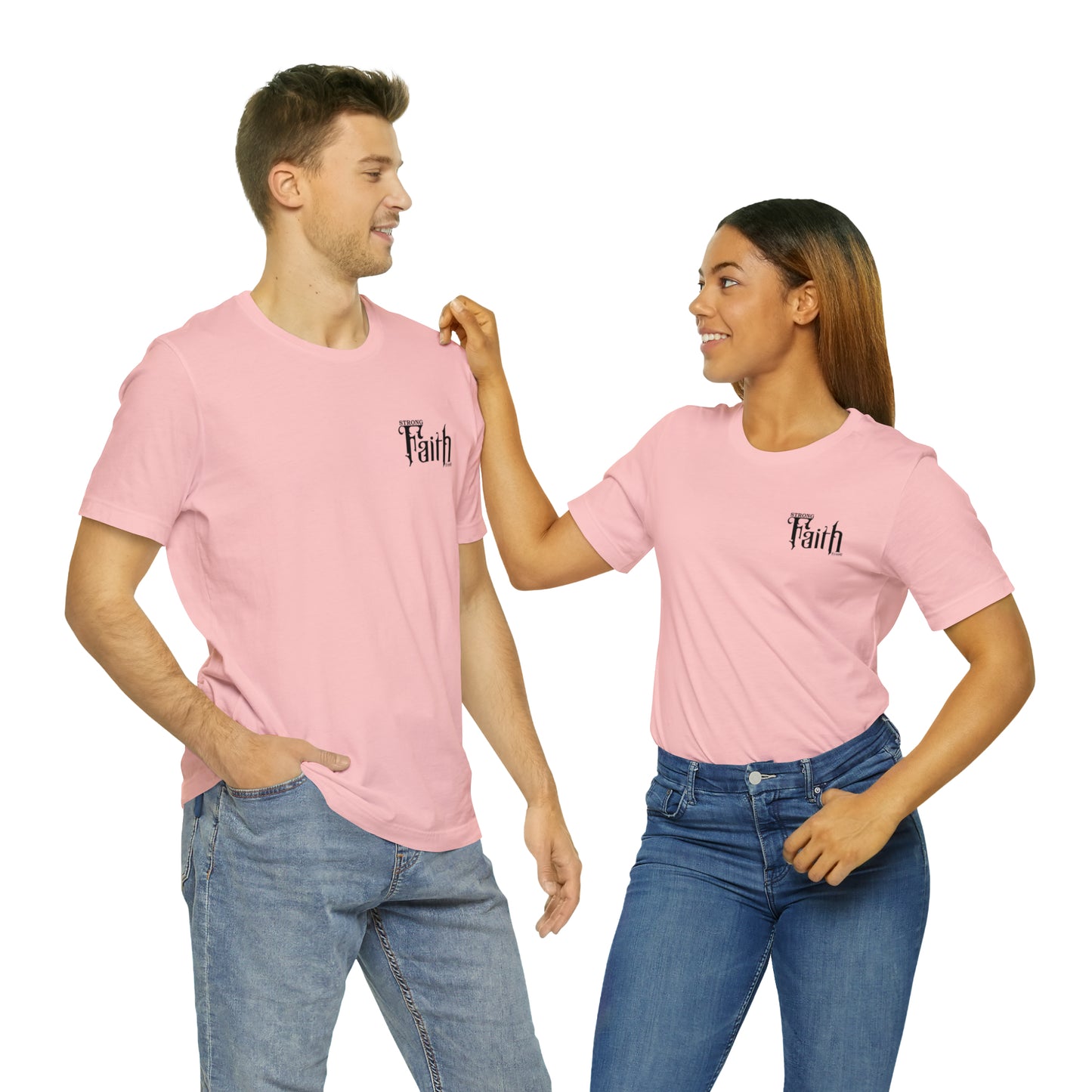 NEW - STRONG FAITH - 5 colors Unisex Jersey Short Sleeve Tee