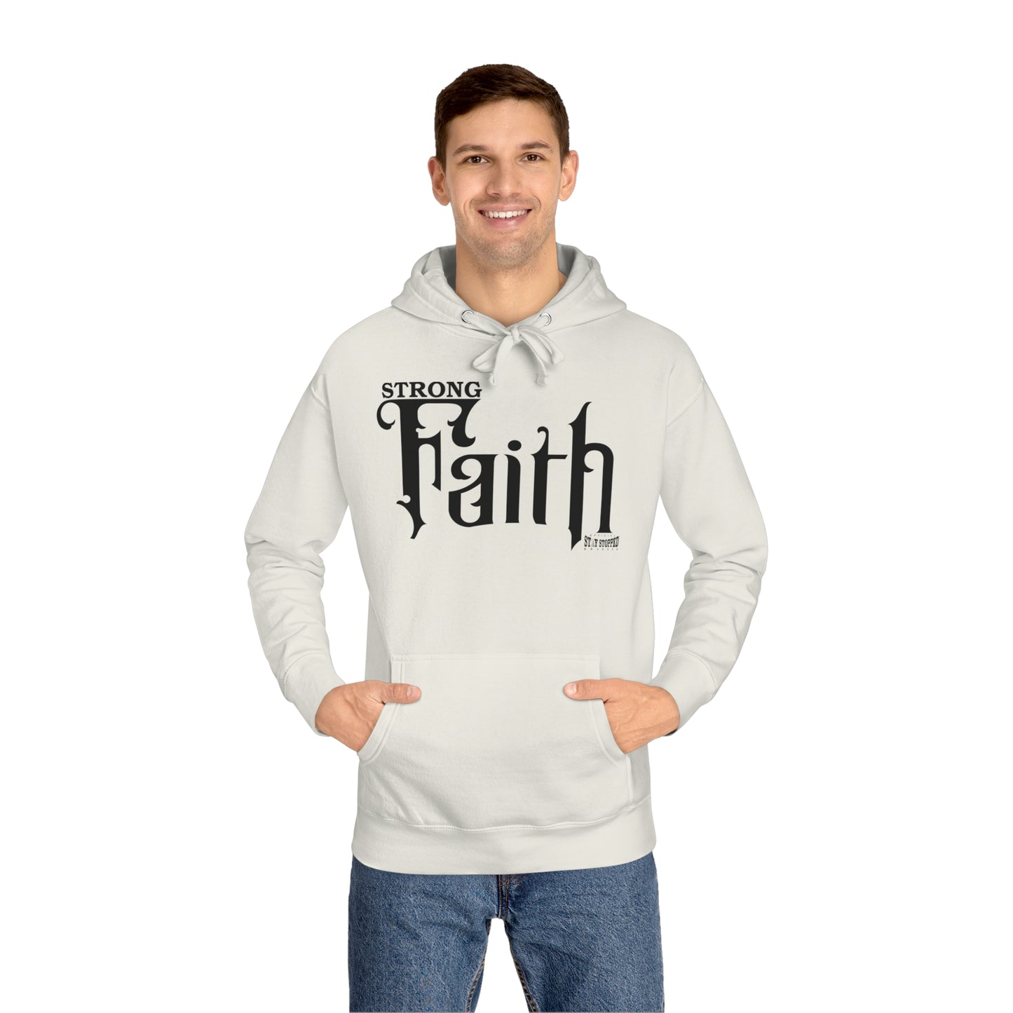 New STRONG FAITH Unisex Fleece Hoodie