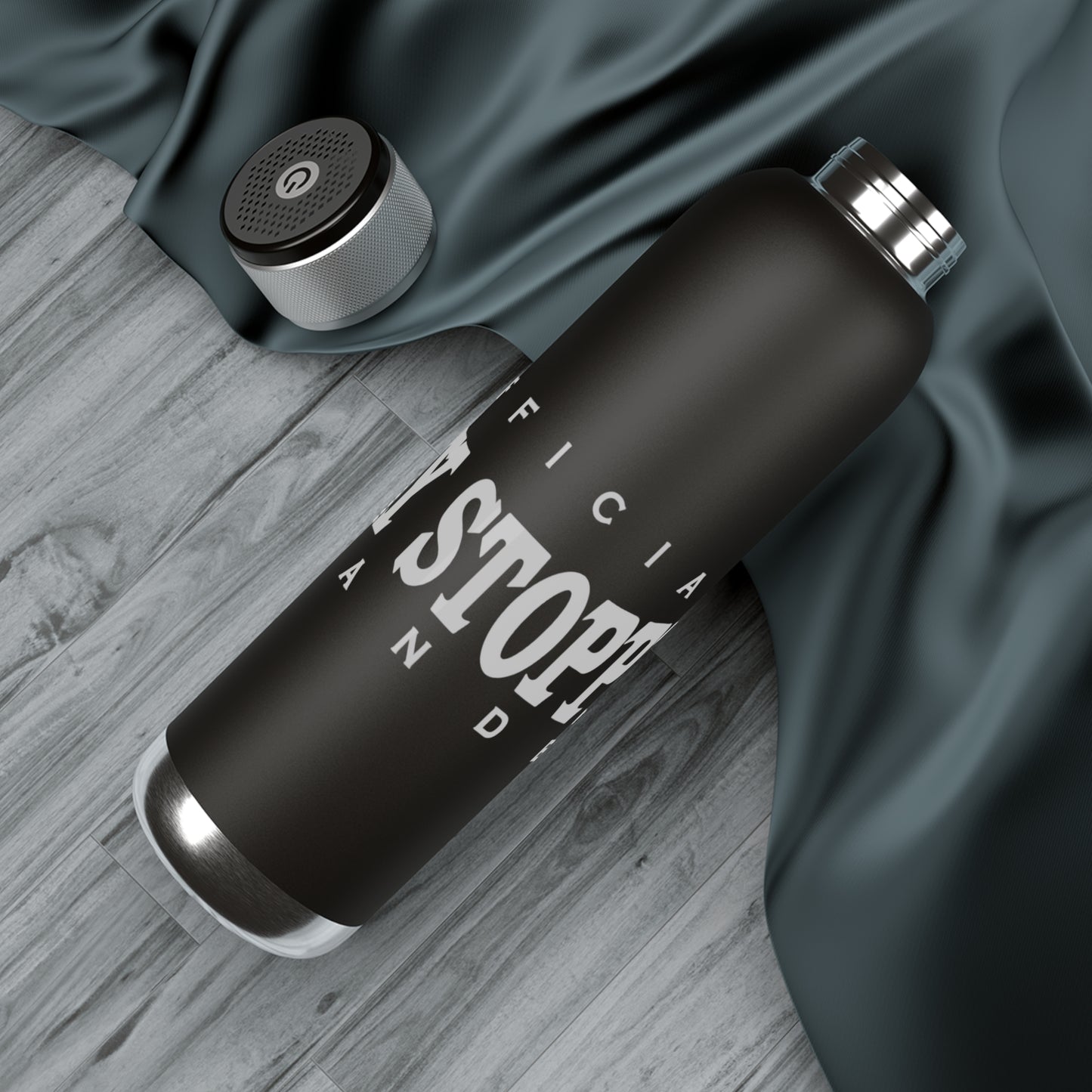 New-Official StayStopped Soundwave Copper Vacuum Audio Bottle 22oz