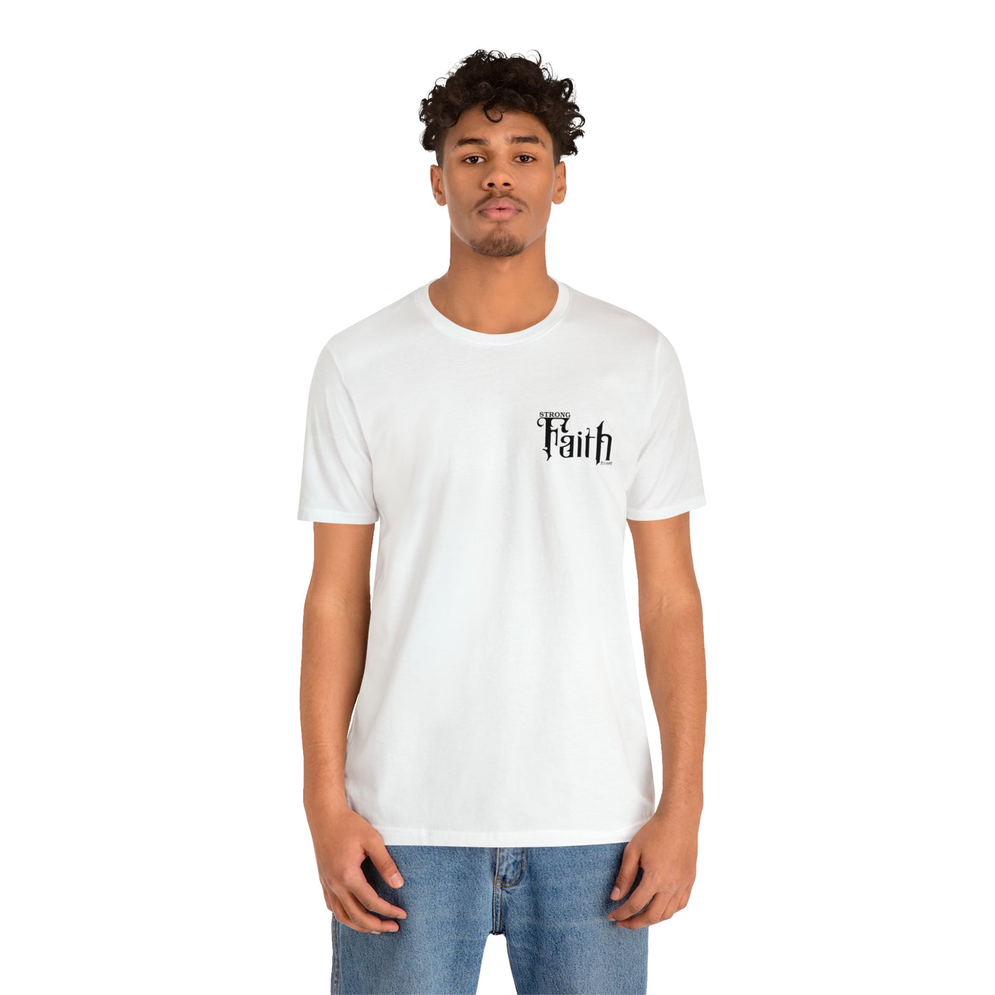 NEW - STRONG FAITH - 5 colors Unisex Jersey Short Sleeve Tee