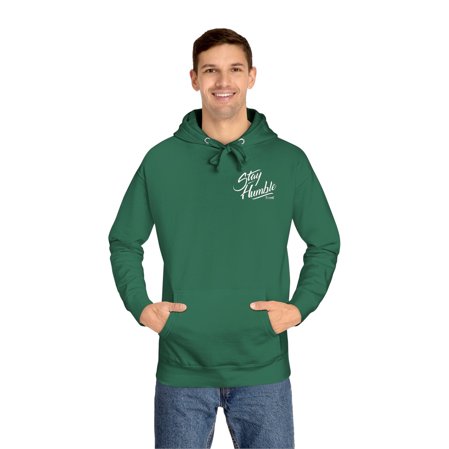 Military Green 2 NEW Stay Humble Unisex Fleece Hoodie