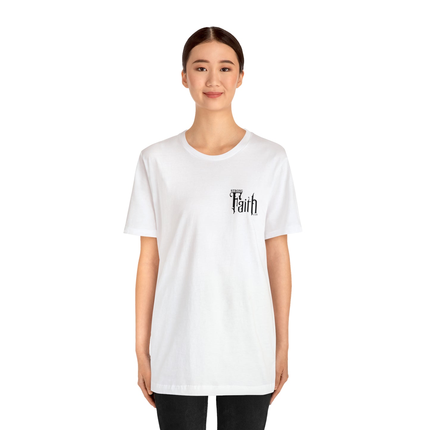 NEW - STRONG FAITH - 5 colors Unisex Jersey Short Sleeve Tee
