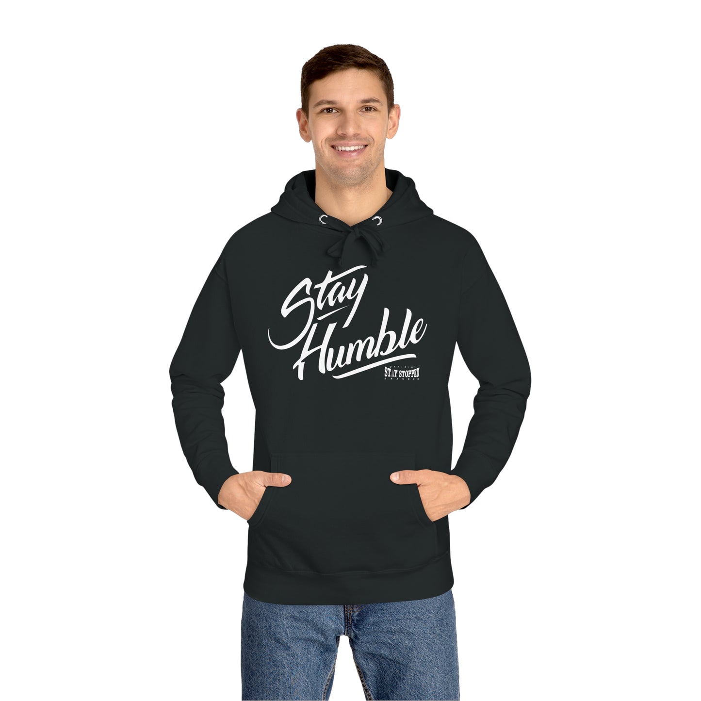 NEW Stay Humble FULL FRONT-Unisex Fleece Hoodie