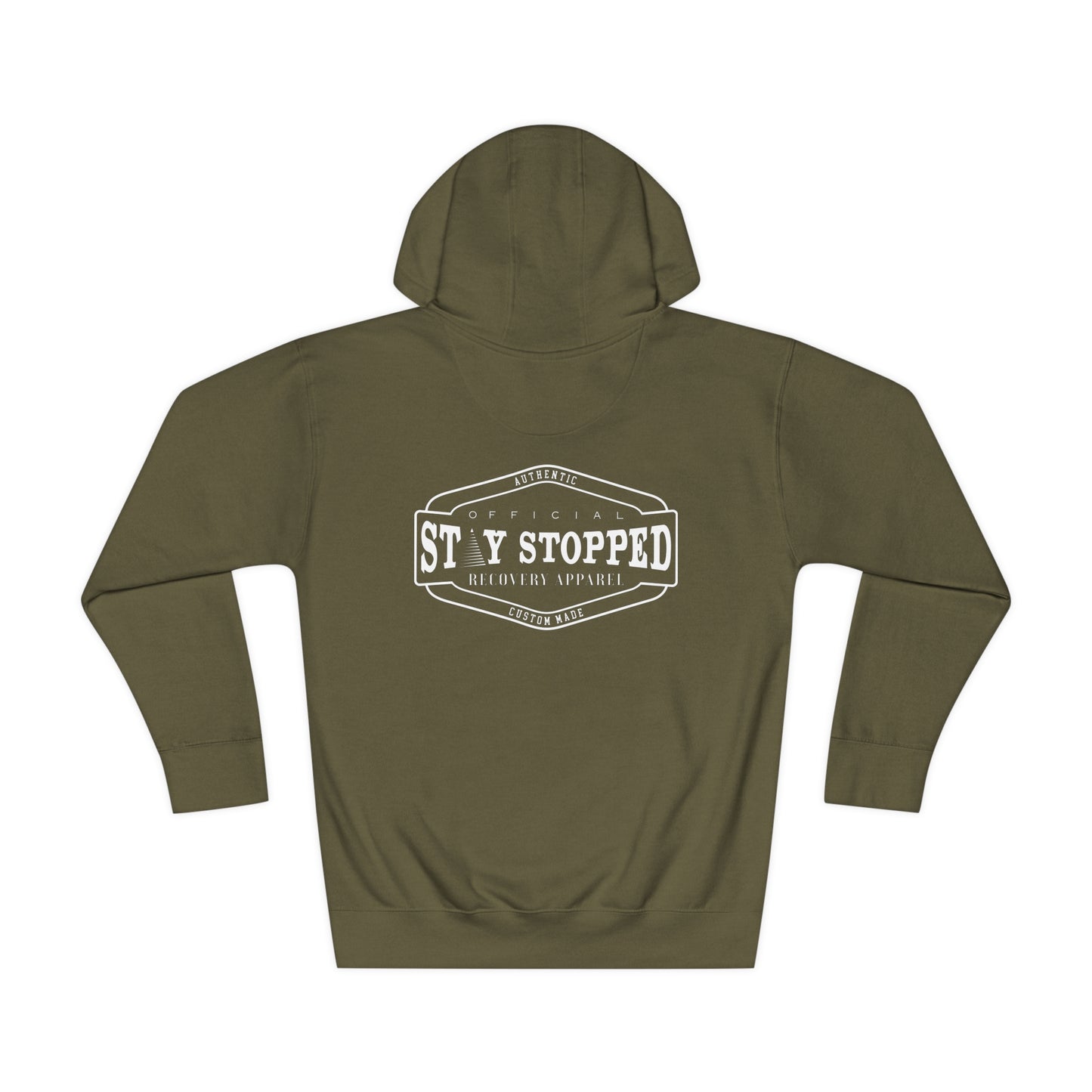 Military Green NEW Stay Humble Unisex Fleece Hoodie