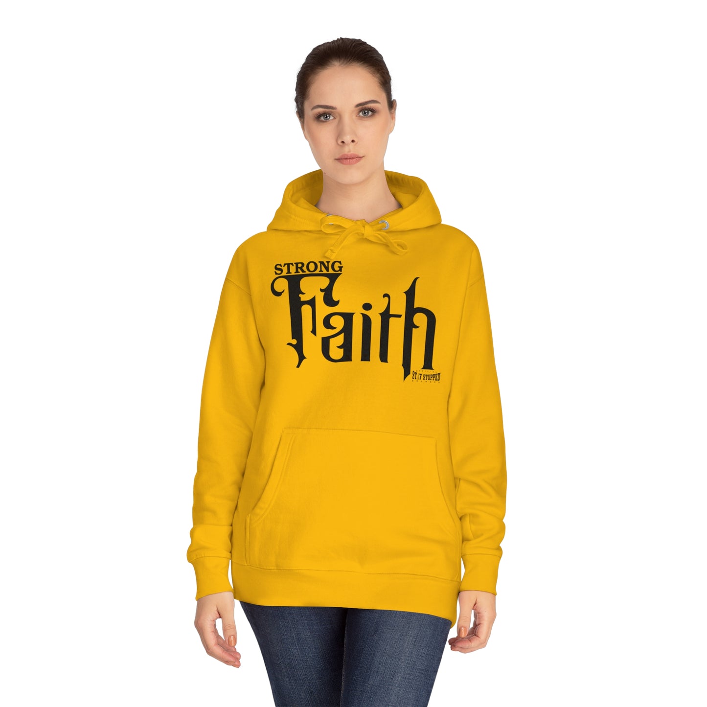 New STRONG FAITH Unisex Fleece Hoodie