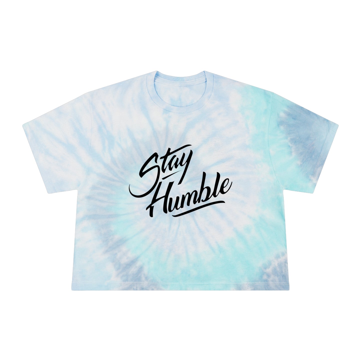 New Stay Humble Women's Tie-Dye Crop Tee