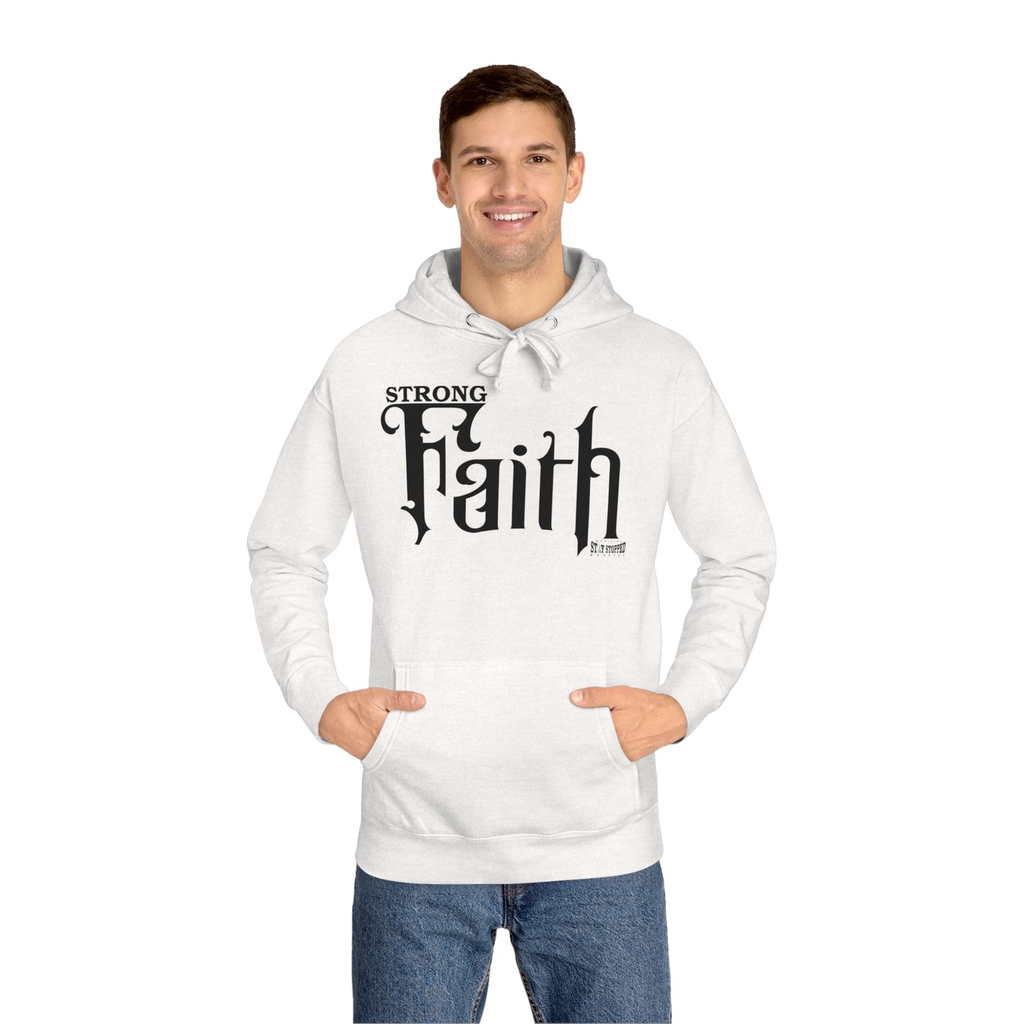 New STRONG FAITH Unisex Fleece Hoodie