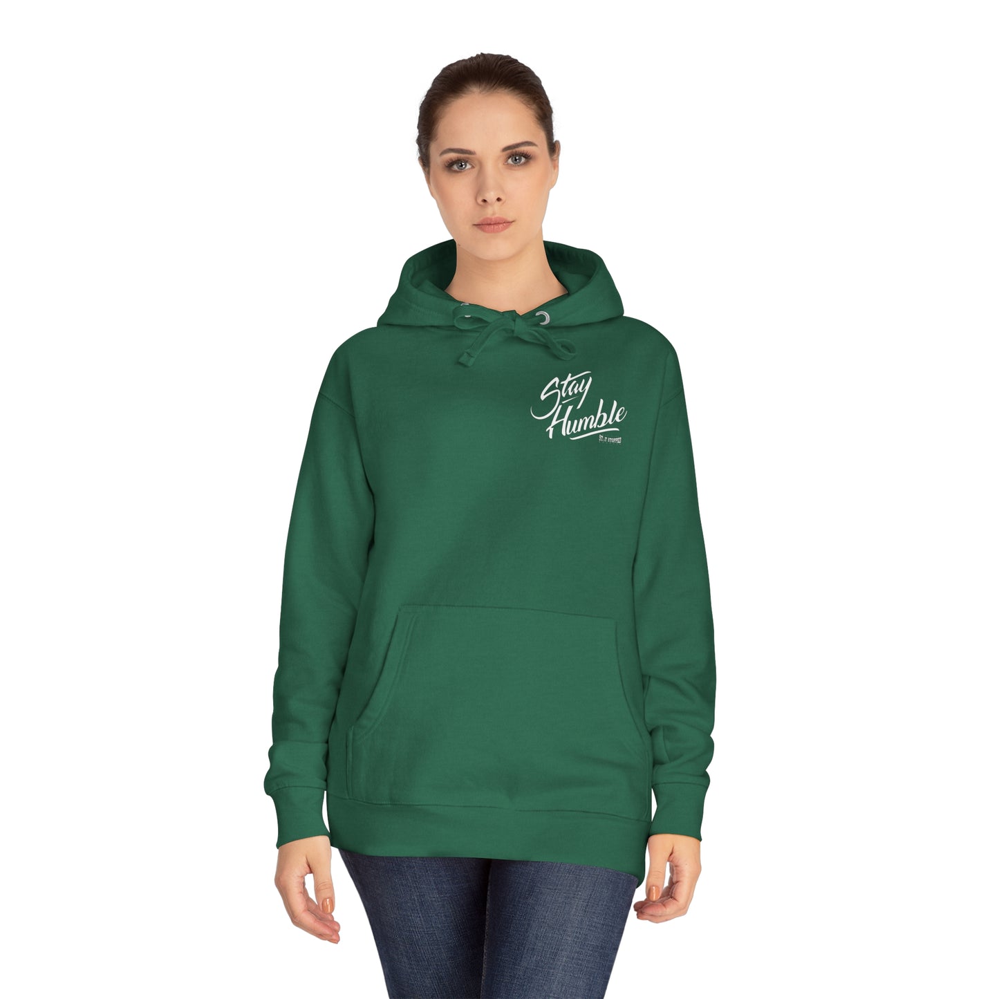 Military Green 2 NEW Stay Humble Unisex Fleece Hoodie