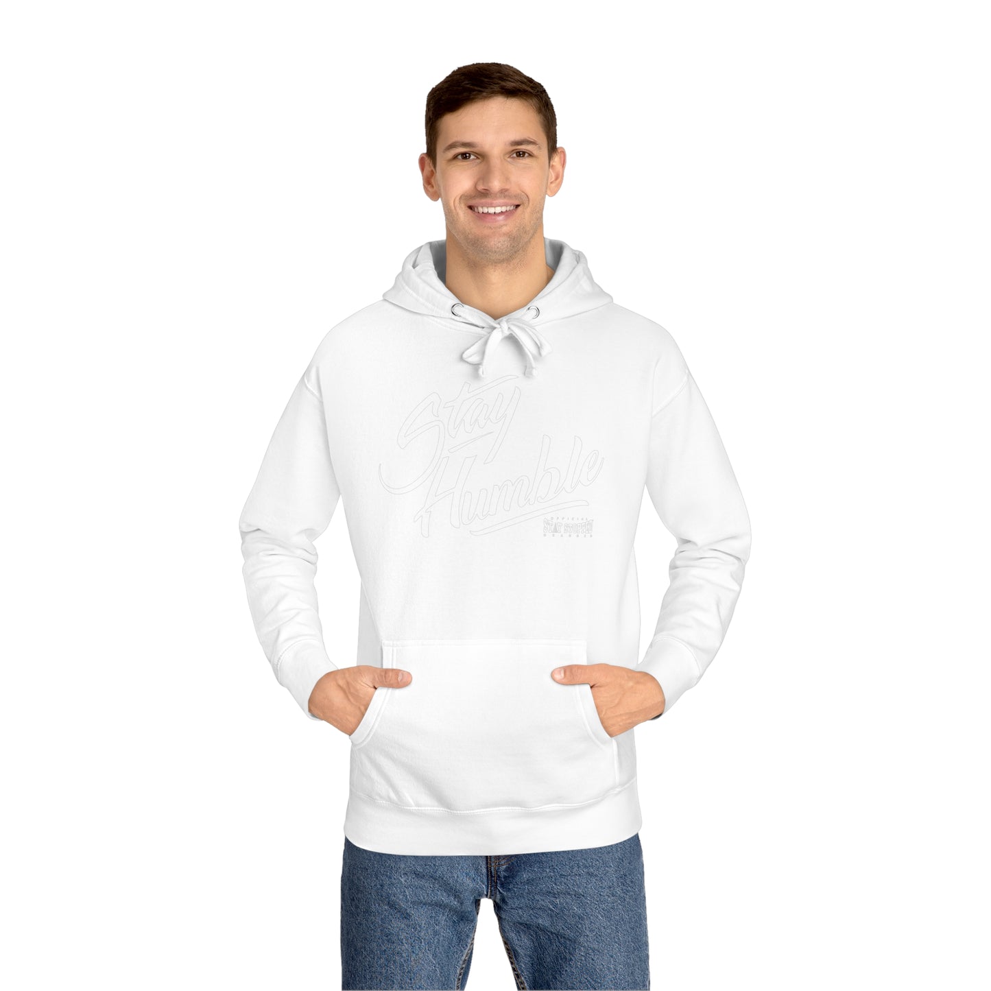 NEW Stay Humble FULL FRONT-Unisex Fleece Hoodie