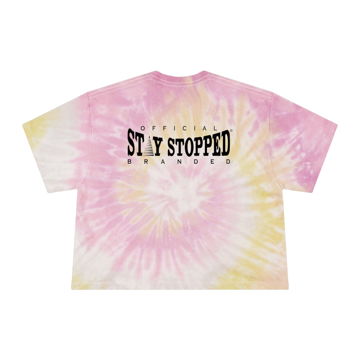 New Stay Humble Women's Tie-Dye Crop Tee
