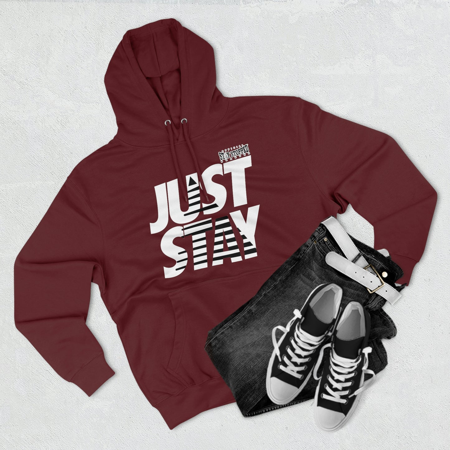 JustStay L7 Unisex Premium Pullover Hoodie
