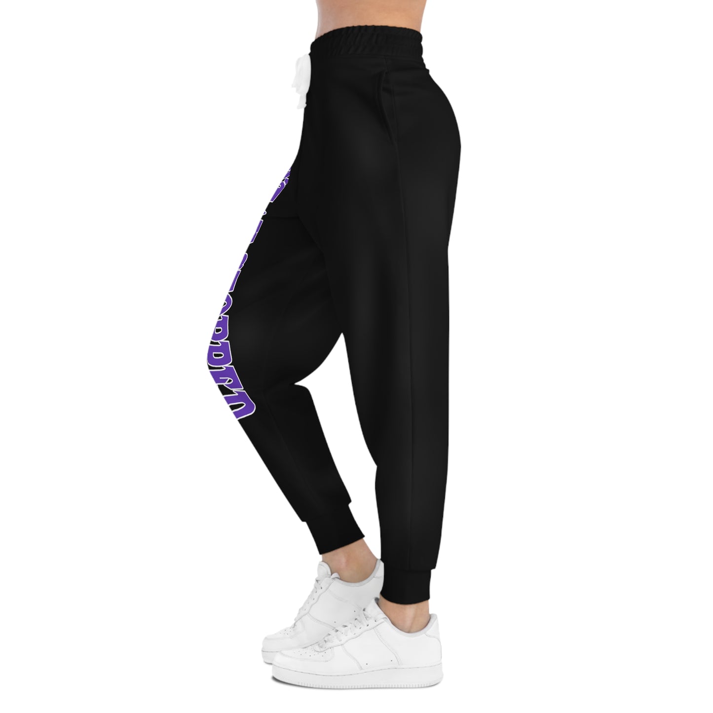 Unisex- Purple print -Official StayStopped®Athletic Joggers (AOP)