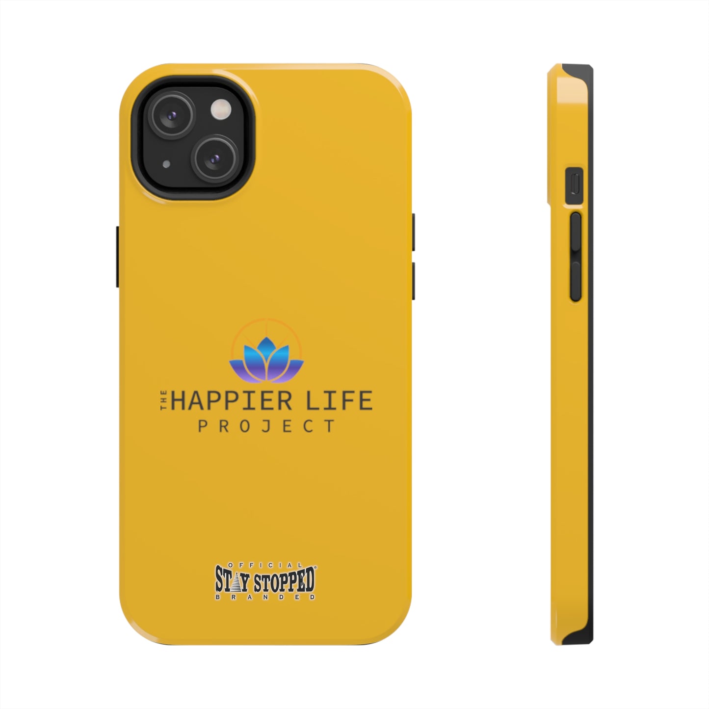 Yellow-Happier Life Project Tough Phone Cases