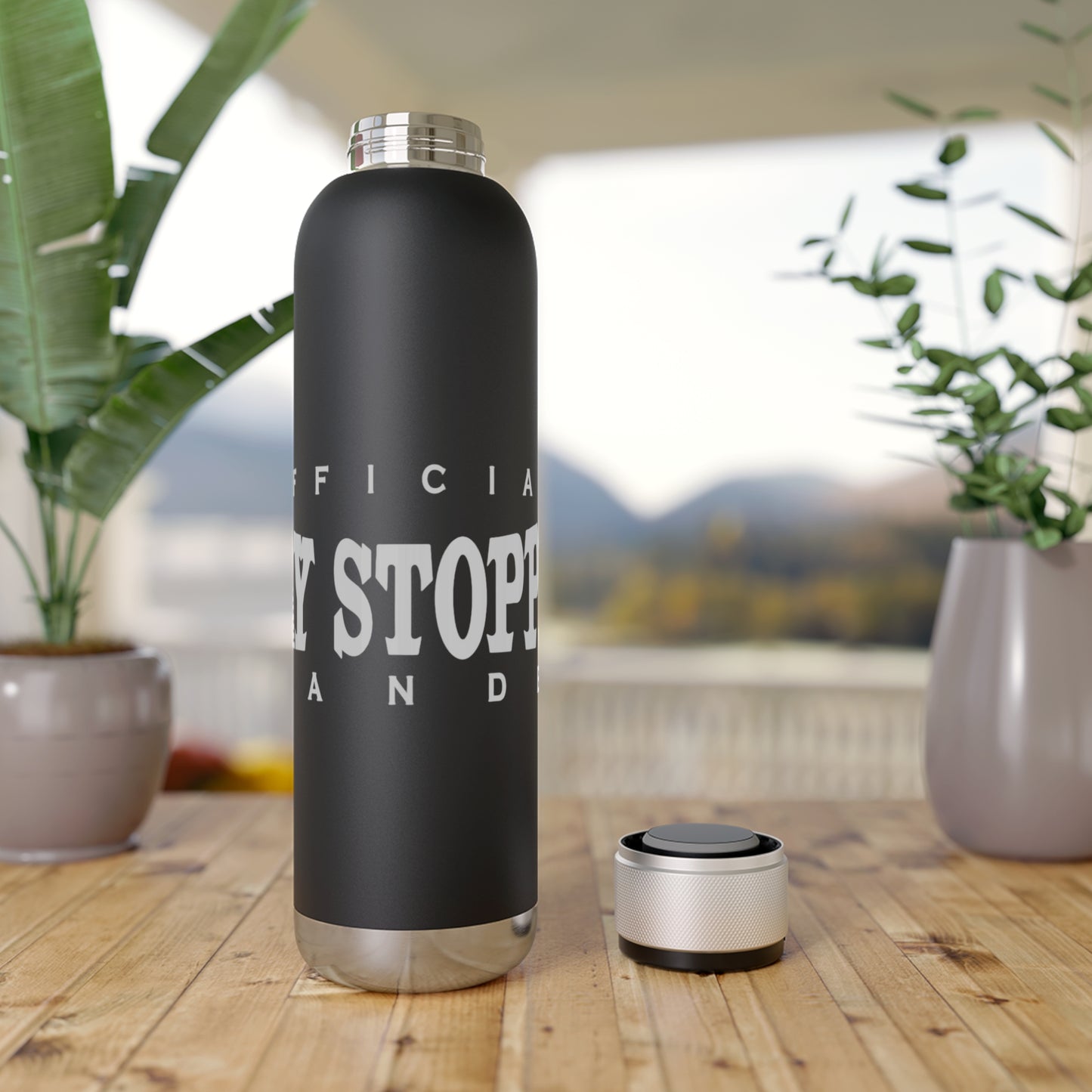 New-Official StayStopped Soundwave Copper Vacuum Audio Bottle 22oz