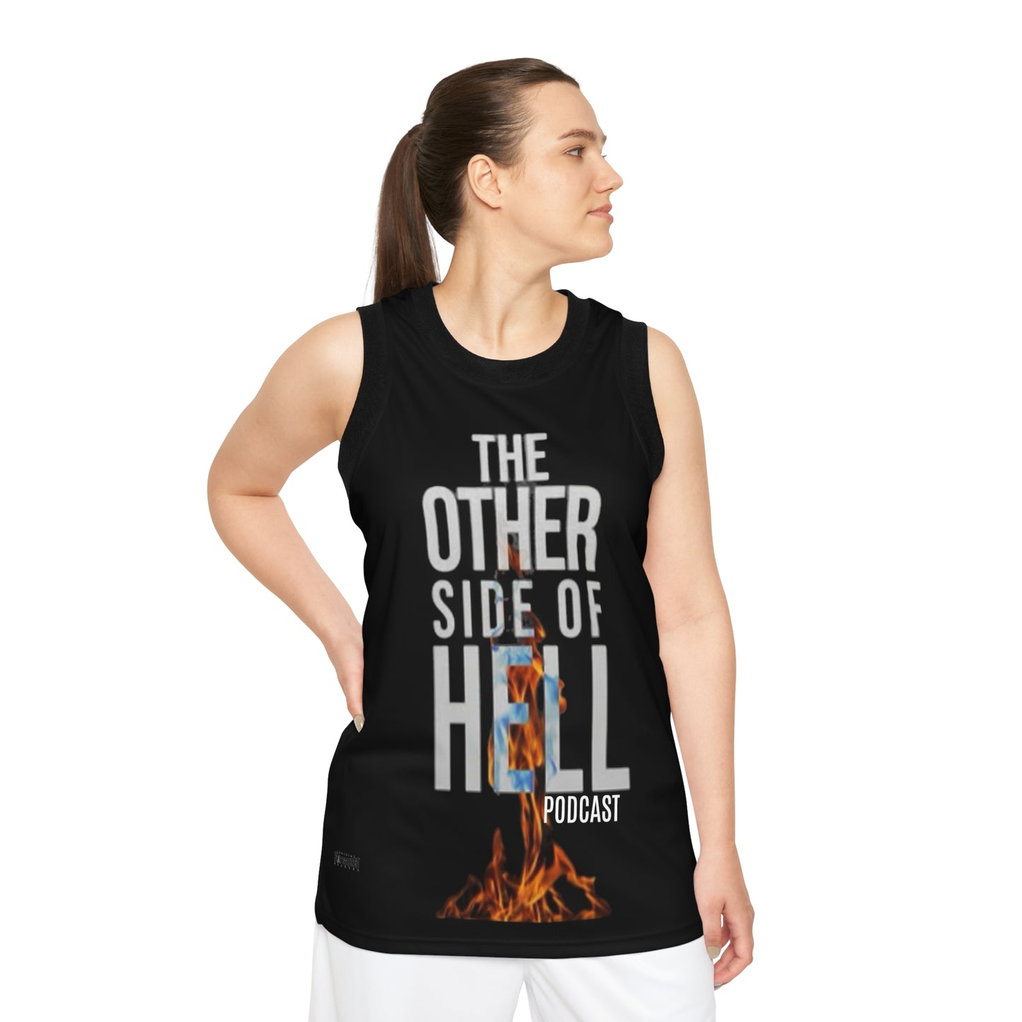 The Other Side of Hell Podcast Unisex Basketball Jersey (AOP)