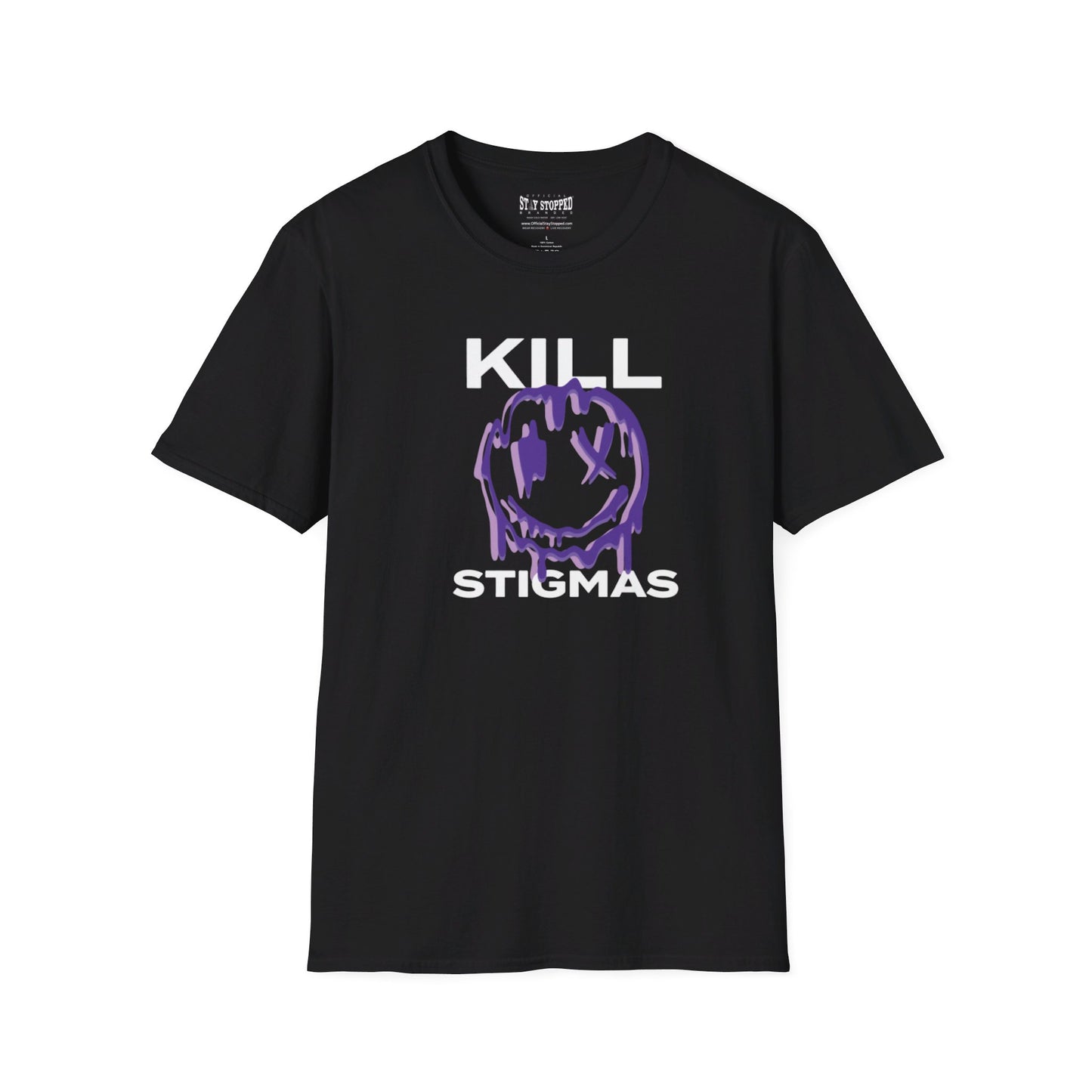 KILL STIGMAS -SMILEY BoldSoul Unisex Softstyle T-Shirt