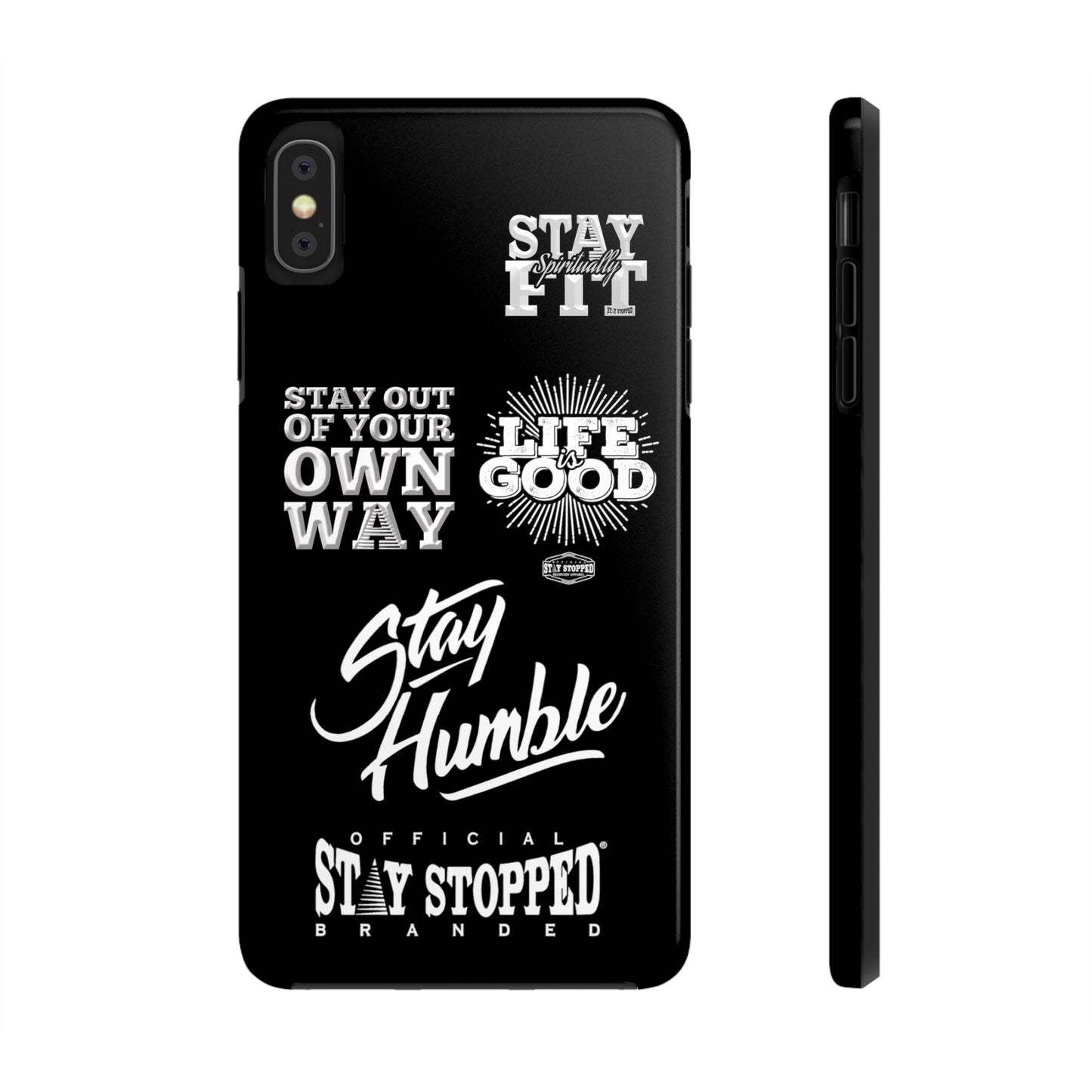 StayStopped mottos Tough Phone Cases, Case-Mate