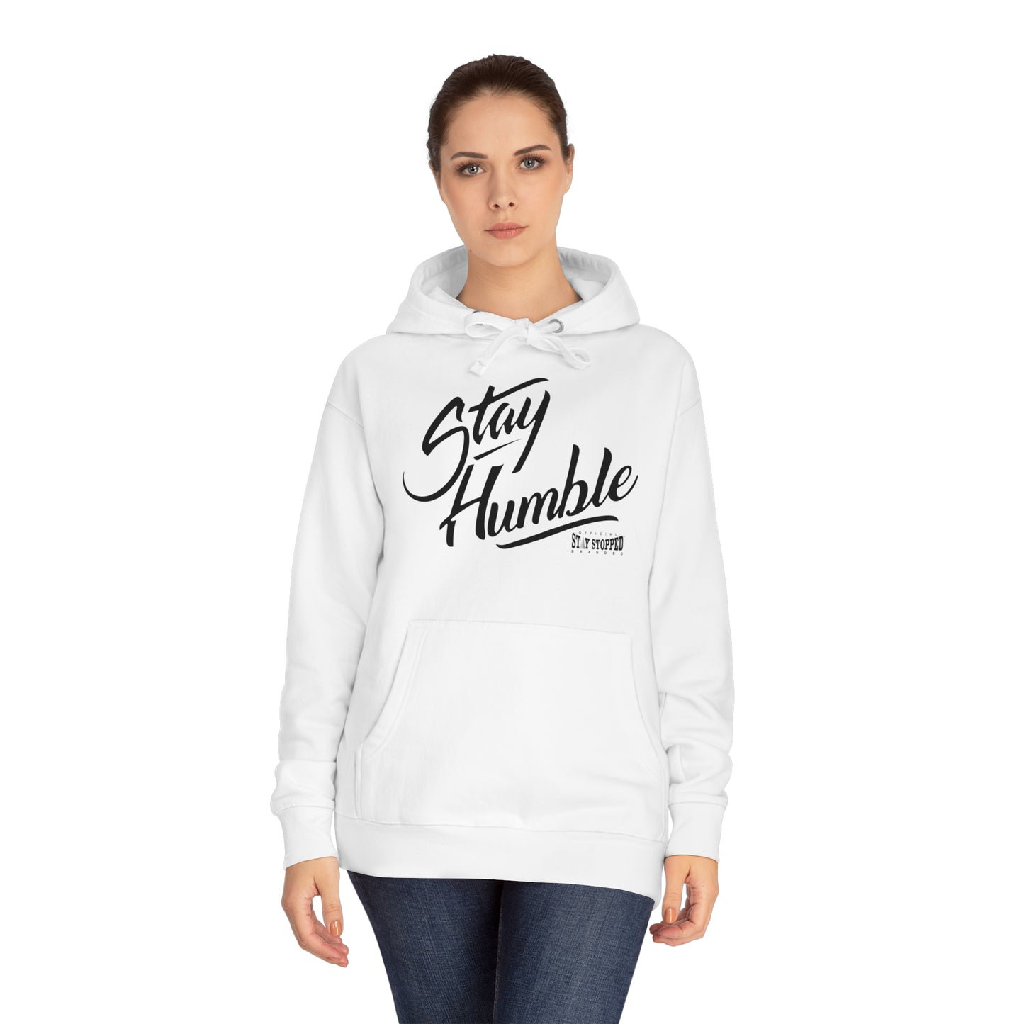New- Stay Humble Big Print-Unisex Fleece Hoodie