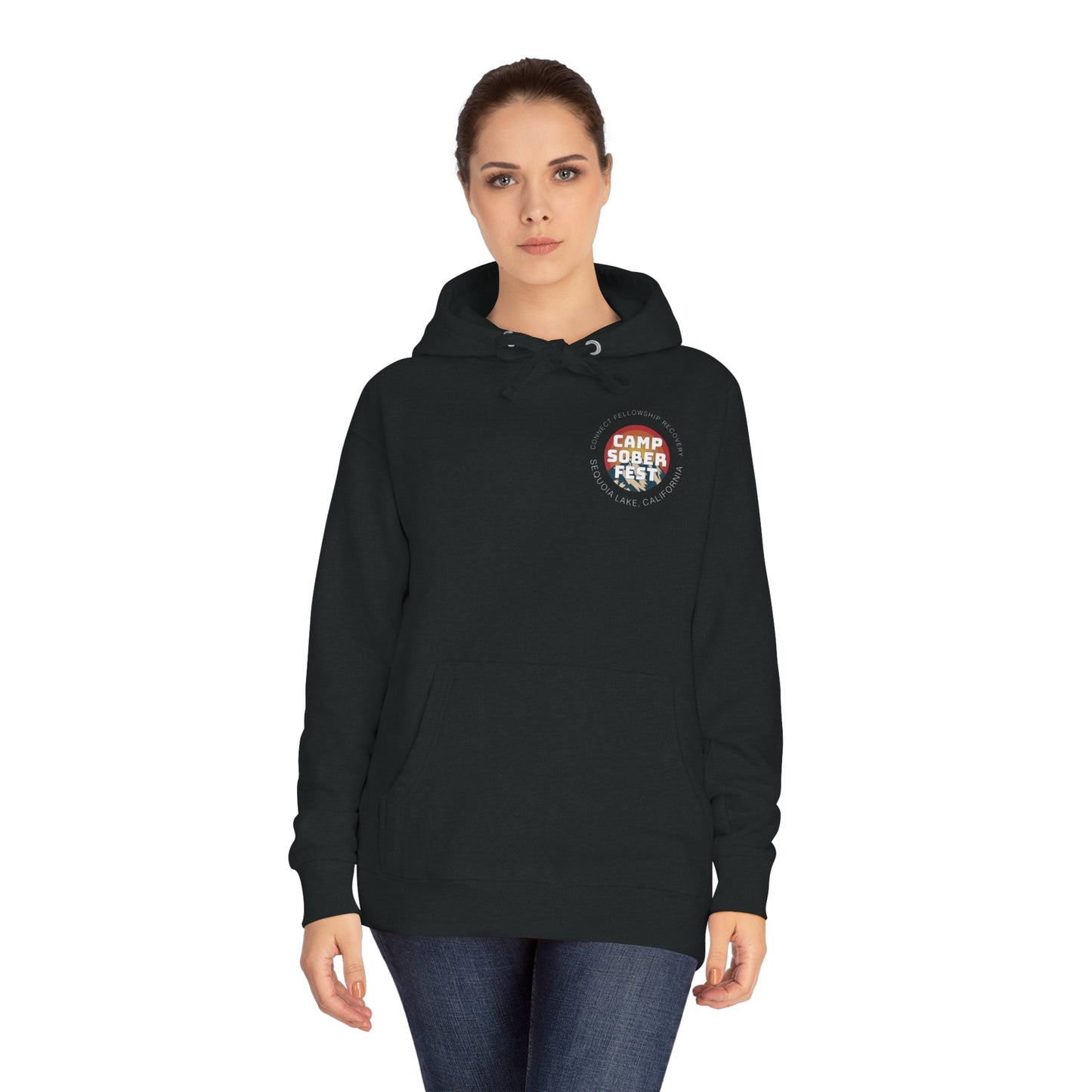 Sequoia Lake CAMP SOBER FEST - Unisex Fleece Pullover Hoodie