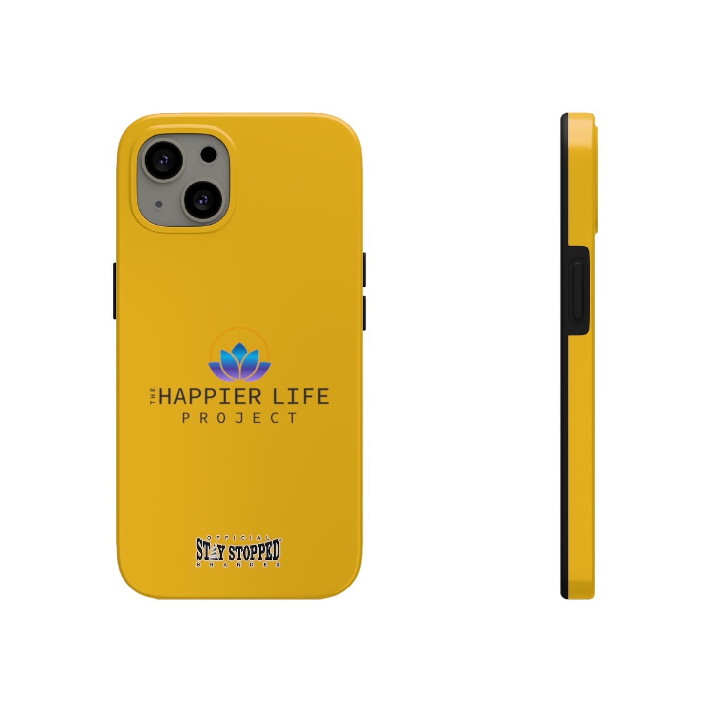 Yellow-Happier Life Project Tough Phone Cases