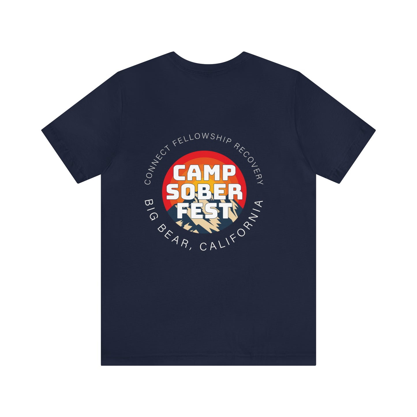 Camp SoberFest Unisex Jersey Short Sleeve Tee